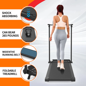 RS Tapis de Marche Pliant Électrique Commercial pour <span class=keywords><strong>Salle</strong></span> de <span class=keywords><strong>Sport</strong></span> à Domicile, Tapis de Course Sous Bureau pour Entraînement <span class=keywords><strong>Cardio</strong></span> Fitness - Product Image 6