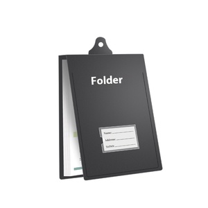 立式版<span class=keywords><strong>A4</strong></span>挂文件夹板夹<span class=keywords><strong>PP</strong></span>材料文件盒办公仓储人员财务登记 - Product Image 1