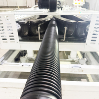 Ligne de production de machines d'extrusion de tuyaux ondulés à double paroi en HDPE PE pour la fabrication de plaques de filaments