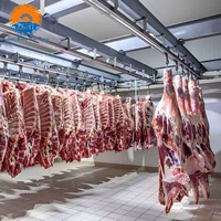 Abattoir de bétail entièrement automatique, équipement complet de traitement des animaux, machines d'abattage de vaches, certifié CE, SUS304