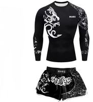 T-shirt et short d'entraînement unisexe Venom UFC High Spring à séchage rapide et respirant, avec logo avant, pour boxe, Muay Thai et arts martiaux