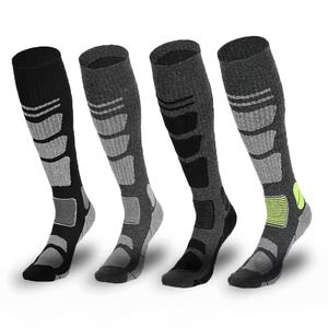 Professional <b>Socks</b> Foot Warm Merino Wool – Hunting Camping Skiing Outdoor Mountaineering Hik Thickened Snow Ski Sports <b>Socks</b> - Product Image 1