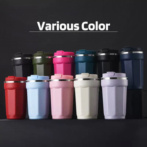 380ml Smart LED Double-drinking Lids 510ml Travel Thermo Insulated <b>Coffee</b> Customized Mug Cups Metal 25oz Water Tumblers No Leak - Product Image 3