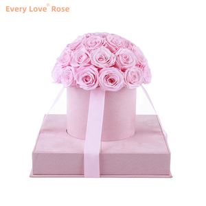 Ogni Amore Regalo Di Natale del Commercio All'ingrosso di Rosa Lunga durata Cupola Conserve di Eterna Per Sempre Fiore <span class=keywords><strong>Rose</strong></span> In Velluto Contenitore di Regalo Per Lei - Product Image 1