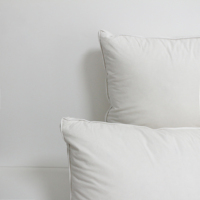 Oreiller de lit super doux et moelleux, certifié Oeko-Tex, garni de plumes et de duvet de canard, pour un sommeil confortable