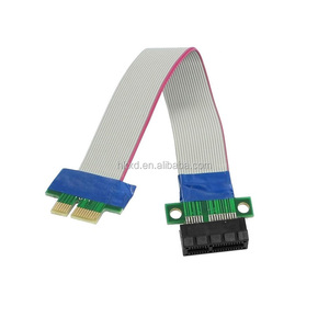 Modulo PCI <span class=keywords><strong>Expre</strong></span> X1 PCI-E Carta della Colonna Montante di Estensione Ribbon Flex Cable trasferimento R20 - Product Image 1