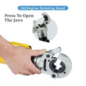 Pressa Idraulica Portatile per Tubi in Rame PEX, Macchina per Crimpatura ad Alta Pressione con Matrici in Acciaio <span class=keywords><strong>U</strong></span> <span class=keywords><strong>V</strong></span> <span class=keywords><strong>M</strong></span> VAU VUS 1 per Raccordi HVAC - Product Image 2