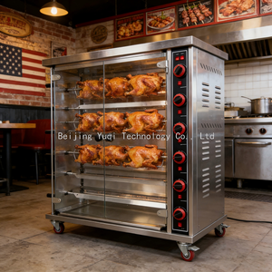 Commercial 380V 6 Shelf <strong>Electric</strong> Rotisserie <strong>Oven</strong> for Restaurant Supermarket High Capacity Business Restaurant Kitchen Equipment - Product Image 3