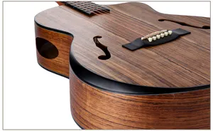 Trung Quốc Nhà Máy F Lỗ Arm Rest Matt 41 Inch Cutaway Electric Acoustic Guitar Với JF Cơ Thể