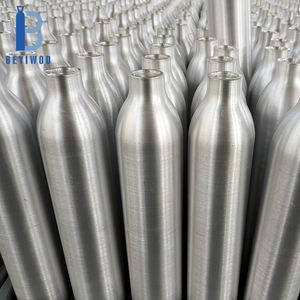 Tanque de CO2 de Aluminio AA6061 de Alta Presión de 0.6L, Aprobado por DOT-3AL, con Válvula CGA320 para Máquinas de <span class=keywords><strong>Soda</strong></span>, Mercado Norteamericano - Product Image 1