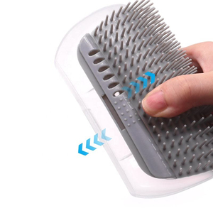 Softer Self Groomer with Catnip Wall Corner <b>Massage</b> Comb Scratcher Grooming Brush Tool for Long & Short Fur Kitten <b>Cats</b> Dogs - Product Image 4