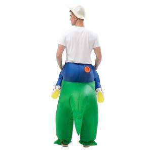 Famille Halloween scène Costume hommes <span class=keywords><strong>dinosaure</strong></span> costumes gonflable mascotte Costume adulte monter sur adulte marche <span class=keywords><strong>dinosaure</strong></span> Animal Costume - Product Image 5