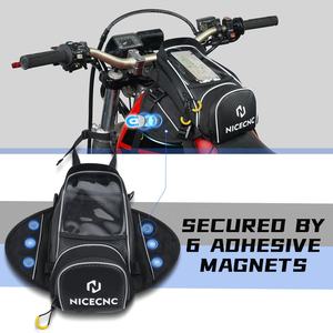 NiceCNC moto magnétique réservoir d'huile sac étanche moto selle sac réservoir réservoir <span class=keywords><strong>de</strong></span> carburant sac pour Harley KTM 390 <span class=keywords><strong>BMW</strong></span> R1250GS - Product Image 3