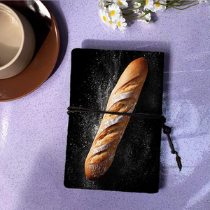 Papier épais A6 bloc-notes cadeau de la fête du travail pour les <span class=keywords><strong>architectes</strong></span> et les ingénieursUne longue miche de pain <span class=keywords><strong>français</strong></span> sur la couverture - Product Image 3