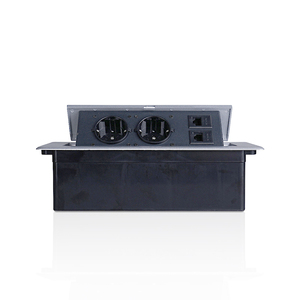 <span class=keywords><strong>Prise</strong></span> électrique de bureau escamotable dissimulée, <span class=keywords><strong>double</strong></span> <span class=keywords><strong>prise</strong></span> allemande avec <span class=keywords><strong>double</strong></span> <span class=keywords><strong>prise</strong></span> <span class=keywords><strong>Internet</strong></span> <span class=keywords><strong>pour</strong></span> ordinateur, <span class=keywords><strong>pour</strong></span> bureau - Product Image 1