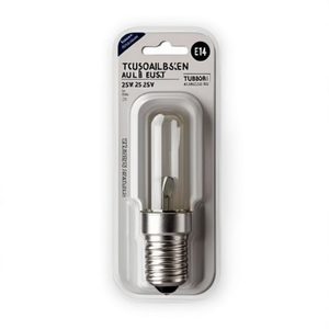 Bombilla Incandescente Tubular E14 25W 220-240V de Vidrio Transparente para Uso en Interiores - Product Image 2