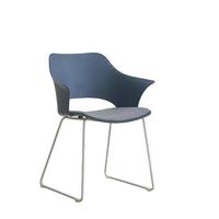 Chaise de salle à manger moderne légère, imperméable, facile à nettoyer, avec coussin amovible doux, en tissu plastique écologique, faible MOQ pour hôpitaux