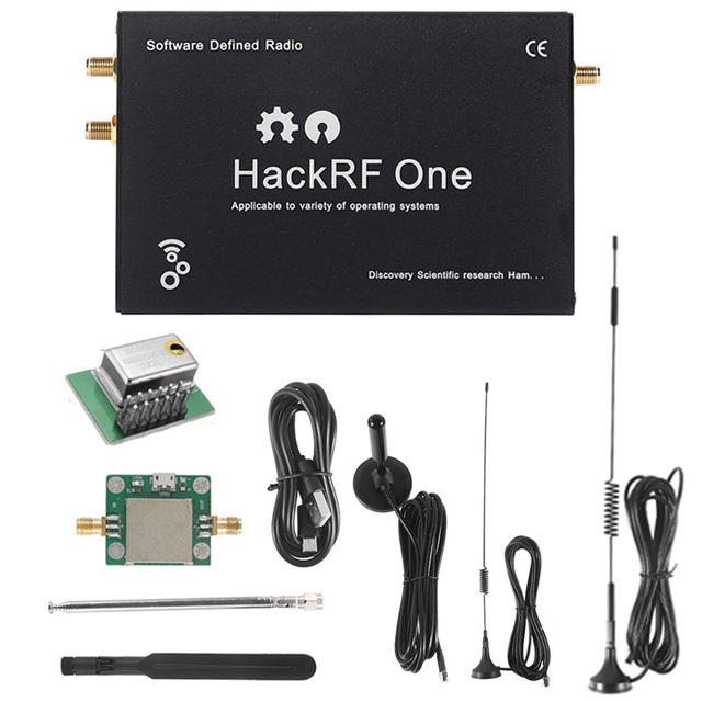 HackRF One V1.8.x SDR Development Board Kit - Software Defined Radio Receiver with Metal Enclosure