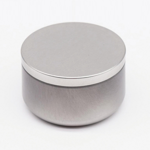 New Arrival Dàn Container Sáp Đậu Nành Kim Loại Vòng Có Thể <span class=keywords><strong>6</strong></span> Oz 8 Oz Nến Vàng Tin - Product Image 4