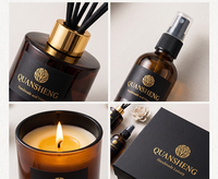 Duftkerzen-Aromadiffusor Luxus-Kerzendiffusor & Raumspray-Geschenkset Reed-Diffusor, Kerze und Raumspray