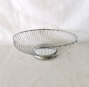 Cestino Ovale in Ferro Argentato per Pane e Patatine Fritte - Product Image 6