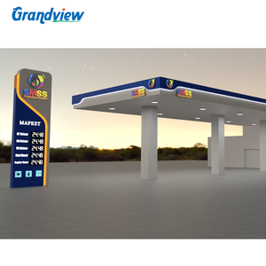 Panneau lumineux de monument extérieur OEM, boîte <span class=keywords><strong>à</strong></span> lumière autonome, publicité <span class=keywords><strong>numérique</strong></span> LED, <span class=keywords><strong>prix</strong></span> du gaz, aluminium, double face, panneau pylône de station-service - Product Image 6