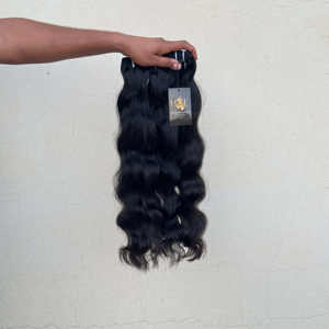 Extensiones de cabello humano de templo indio crudo a precio de fábrica, cabello brasileño de alta calidad, ondulado, recto, rizado, paquetes de tejido vietnamita - Product Image 2