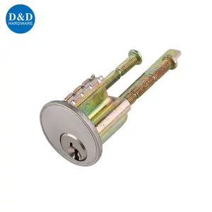 Panic Hardware Zinc Alloy Door Cylinder with Night Latch Plate for Panic Exit Device