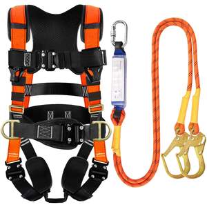 Harnais de sécurité de <span class=keywords><strong>travail</strong></span> durable, absorbant les chocs, pour travaux en hauteur - Product Image 1