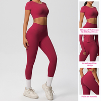 Nouvel Arrivage 2026 : Ensemble de Yoga Femme Séchage Rapide et Respirant – Tenue de Sport et Fitness Taille Haute pour la Course et l'Activité Physique