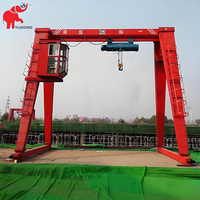 Grue portique mobile de type MH de bonne qualité, montée sur rail, avec palan électrique de 20 tonnes