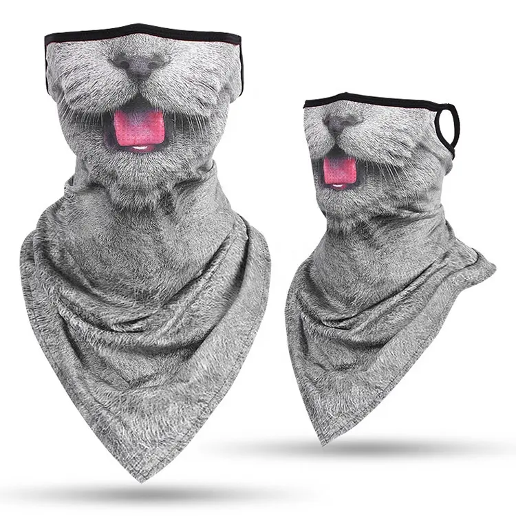 Vendita calda ins style animal printing pattern bandane magiche per sciarpa, copertura per il viso multifunzione