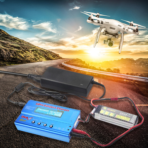 HTRC-<span class=keywords><strong>Chargeur</strong></span> de Batterie Lipo Imax 80W avec Adaptateur pour Batterie LiPo/<span class=keywords><strong>Li</strong></span>-<span class=keywords><strong>ion</strong></span>/Life/LiHV (1-6S), NiMH/NiCd (1-15S),(B6-Blue) - Product Image 5