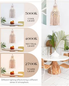 <span class=keywords><strong>Lampe</strong></span> <span class=keywords><strong>suspendue</strong></span> SIMIG pour chambre à coucher et salon, décoration de cuisine, abat-jour, interrupteur marche/arrêt, <span class=keywords><strong>prise</strong></span> <span class=keywords><strong>murale</strong></span> - Product Image 3