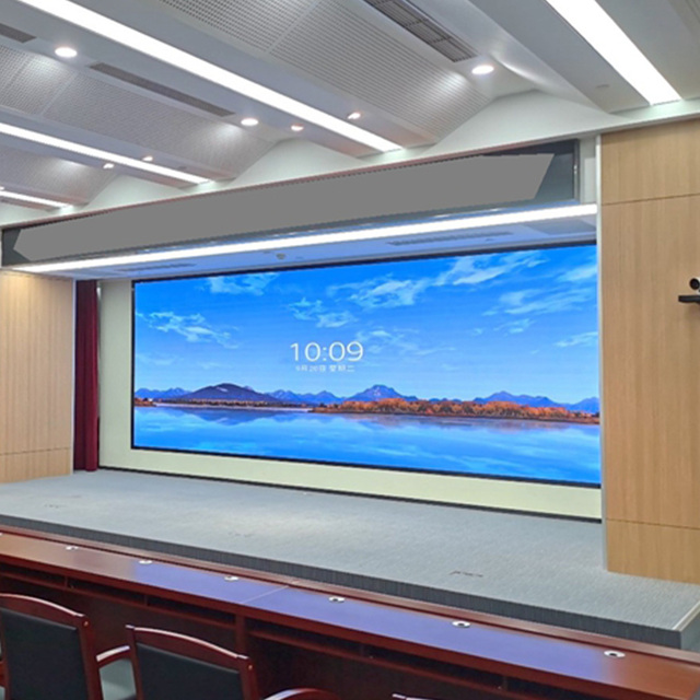 P12 P125 P1.5 P1.8 P25 600*337.5Mm 3M X 4M Indoor Fixed Led Ecran Led Panels Control Room Led Screen