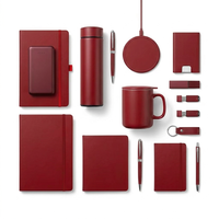 Kit de bienvenue personnalisé pour réunions d'affaires, kit de trajet, coffret cadeau de bureau, bouteille isotherme, journal, stylo, tasse, personnalisation OEM
