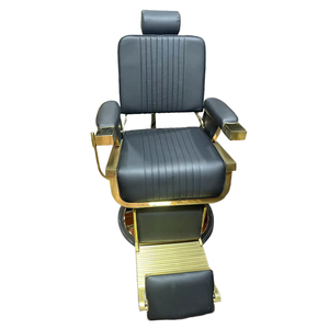 Chaise de barbier inclinable hydraulique robuste pour hommes chaise de salon de coiffure en cuir synthétique pour salon de coiffure et salon de beauté - Product Image 3