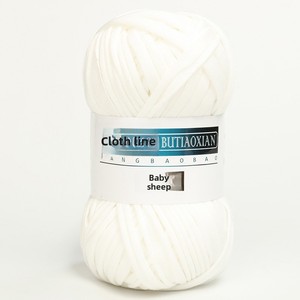 Kit de Matériaux DIY <span class=keywords><strong>HyunA</strong></span> pour Sac Tricoté : Pelote de Fil Épais, Bande de Tissu, Chenille Blanchie, Polyester à Torsion Normale, Transparent - Product Image 4