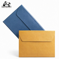 Portadocumentos de Presentación Empresarial, Carpeta de Archivos de Cuero PU A4 para Conferencias, con Logotipo Personalizado para Documentos
