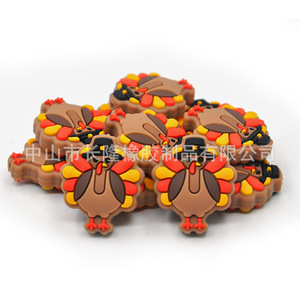 Thanksgiving Turkey Silicone Beads Cartoon Craft <b>Supplies</b> For Party <b>Decorations</b> - Product Image 1