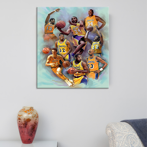 ภาพพิมพ์บนผ้าใบลายภาพเหมือนนักบาสเกตบอล <span class=keywords><strong>NBA</strong></span> สำหรับตกแต่งผนัง - Product Image 5