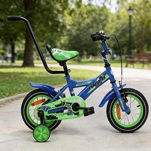 Bicicletta per Bambini Sport Bike Double V con Ruote Stabilizzatrici, Telaio in Acciaio per Bambine 1-6 Anni - Product Image 5