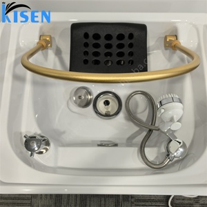 KISEN Mobiliario de Salón de Belleza sin Tuberías, Equipo Móvil para Lavado de Cabello, Lavabo Portátil para Spa Capilar y Masajes - Product Image 6