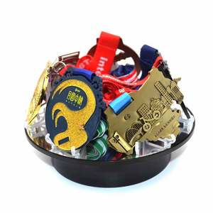 Médaille commémorative d'honneur de haute qualité en gros, en promotion, personnalisable pour les jeux de marathon, avec logo, production de médailles métalliques - Product Image 3