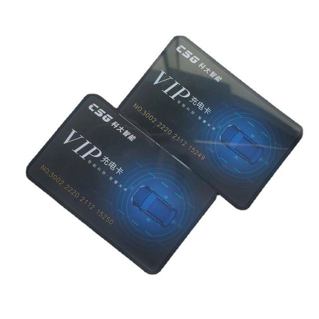 Customized NFC Car Charging Card PVC Charging Pile Charging Card 13.56mhz Rfid Smart Card