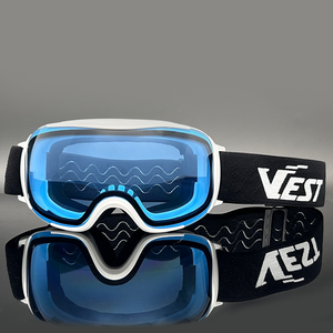 Lunettes de ski avec logo personnalisé lentille anti-buée 100% protection UV sur les lunettes de snowboard lunettes de neige hommes femmes jeunes vente en gros - Product Image 1