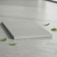 Panneau acoustique mural en aluminium micro-perforé compatible avec l'environnement stérile pour salles blanches pharmaceutiques