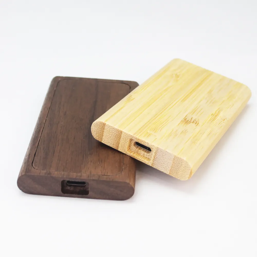 Wood Externa SSD 1TB Portable 250GB Hard Drive 512GB HDD Type-C USB3.1 USB3.0 Solid State Dik for Laptop PC