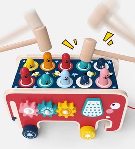 NOUVEAU <span class=keywords><strong>Jouet</strong></span> éducatif Boîte à marteaux <span class=keywords><strong>en</strong></span> bois Apprentissage précoce des enfants Jouets à marteler Cadeaux pour enfants - Product Image 5