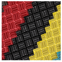 Tissu en nylon 420D treillis oblique diamant treillis oblique tissu en nylon tissu oxford